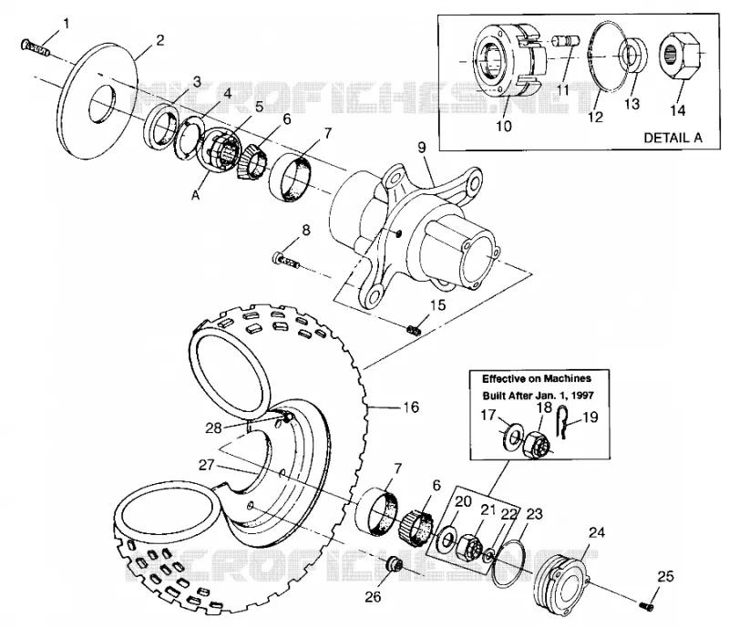 VORDERRAD  Scrambler 500 W97BC50A (4943074307B006)
