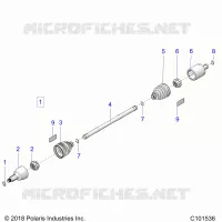 ANTRIEB, DRIVE SHAFT, FRONT