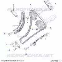 CAM CHAIN AND SPROCKET