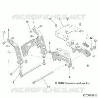 CHASSIS, MOUNTING, FRONT GETRIEBEGEHÃ„USE