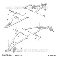 FRONT SUSPENSION CONTROL ARMS