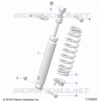 SUSPENSION, FRONT SHOCK