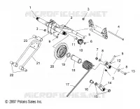 SUSPENSION, HINTER Drehmomentarm