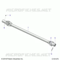 ANTRIEB, PROP SHAFT, FRONT