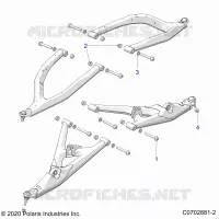 FRONT SUSPENSION CONTROL ARMS MOUNTING