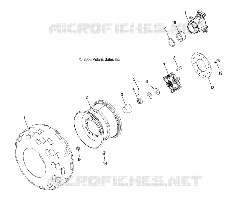 RADS, REAR TIRE and BREMSE DISC