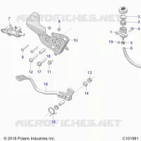 BRAKES, BRAKE PEDAL AND MASTER CYLINDER