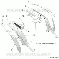 KAROSSERIE HINTEN FENDERS AND BEZELS- Z23N4E99A/99B (C700248-8)