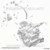 ANTRIEB, MAIN GEARCASE MOUNTING