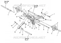 FRONT Drehmomentarm TRAIL / 0930761 and  TRAIL DELUXE / 0930243 (4923222322023A)