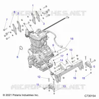 ENGINE, ÃŒBERTRAGUNG MOUNTING &amp; LONG BLOCK