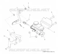 BREMSES, PEDAL AND MASTER CYLINDER