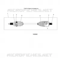 ANTRIEB, DRIVE SHAFT, FRONT