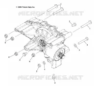 GETRIEBEGEHÄUSE MOUNTING, REAR