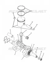 KURBELWELLE AND PISTON ASSEMBLY (4916331633032A)