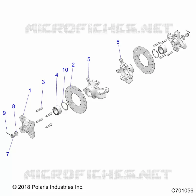 FRONT SUSPENSION CARRIER AND HUB
