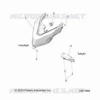 ELEKTRIC, HEADLIGHT AND TAILLIGHT