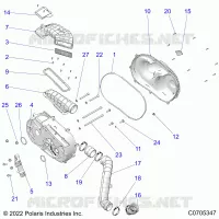 ANTRIEB, CLUTCH COVER AND DUCTING