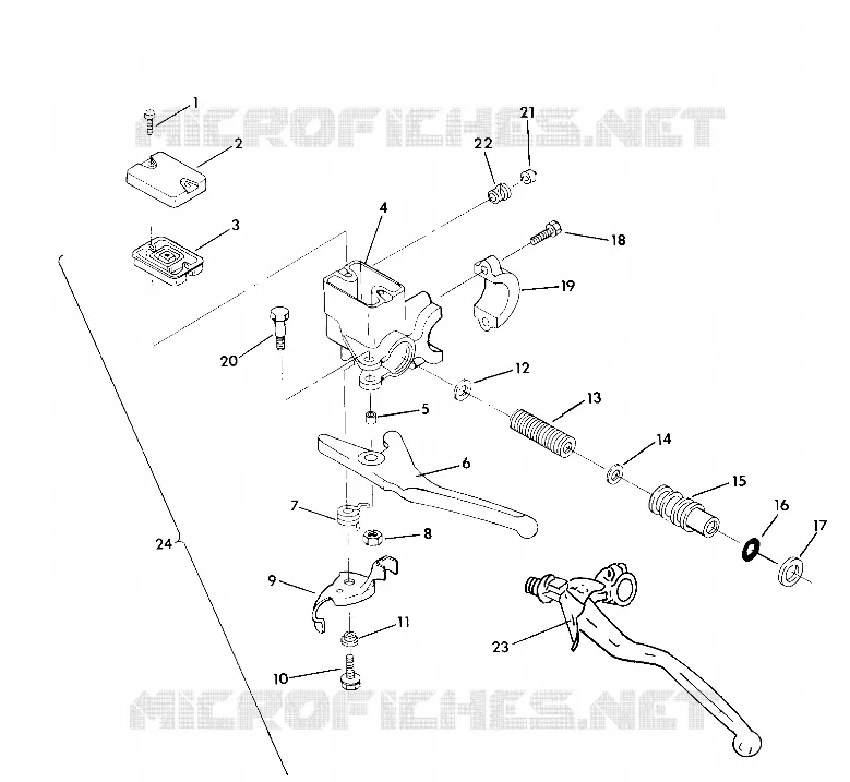 Hauptzylinderanordnung All Swedish Snowmobiles (49187318730007)