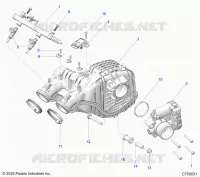 ENGINE, LUFTEINLASS MANIFOLD