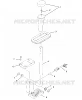 GEAR SELECTOR ASSEMBLY SCRAMBLER W957840 (4927252725C008)