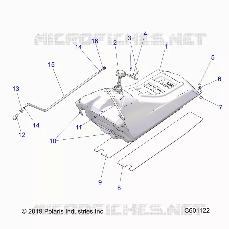 KRAFTSTOFFSYSTEM, FUEL TANK ASM.