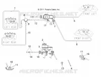 BREMSES, LINES AND MASTER CYLINDER