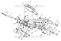 FRONT Drehmomentarm Trail RMK 0970961 (4938333833B010)