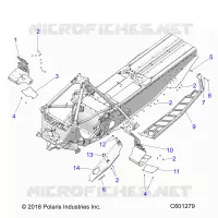 CHASSIS, CLUTCH GUARD/FOOTRESTS/RUNNING BOARDS