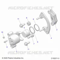 BRAKES, BREMSZANGE VORNE
