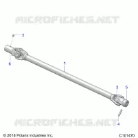 ANTRIEB, PROP SHAFT, FRONT