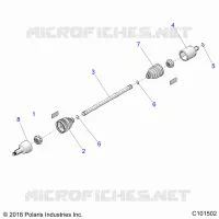 DRIVE TRAIN, DRIVE HINTERWELLE