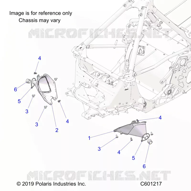 CHASSIS, TIE ROD BOOT ASM.