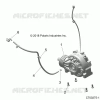 DRIVE TRAIN, FRONT GEARCASE MOUNTING