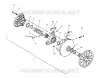Antriebskupplung ASSEMBLY 500 CARB 0962764, 500 CARB SKS 0962564,  500 CARB SKS (4931873187C006)