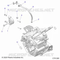 ANTRIEB, MAIN GEARCASE MOUNTING