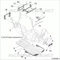 CHASSIS, MAIN FRAME AND SKID PLATES