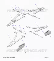FRONT SUSPENSION CONTROL ARMS