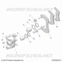 BRAKES, BREMSZANGE HINTEN