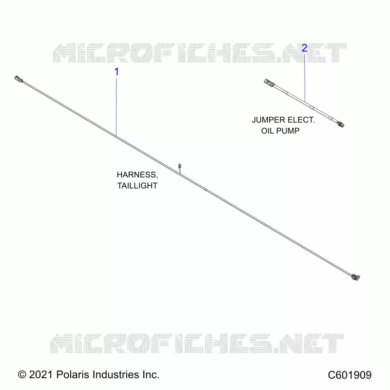 ELEKTRIC, JUMPER WIRES & TAILLIGHT HARNESS