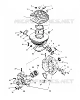 CRANKCASE AND ZYLINDER 4X4 300 W958130 (4930183018C013)