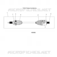 ANTRIEB, DRIVE SHAFT, FRONT (FROM 2/16/16)