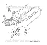 CHASSIS, CLUTCH GUARD AND FUßSTÜTZES (600/155 INCH)