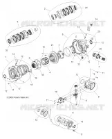 ANTRIEB, FRONT GETRIEBEGEHÄUSE INTERNALS