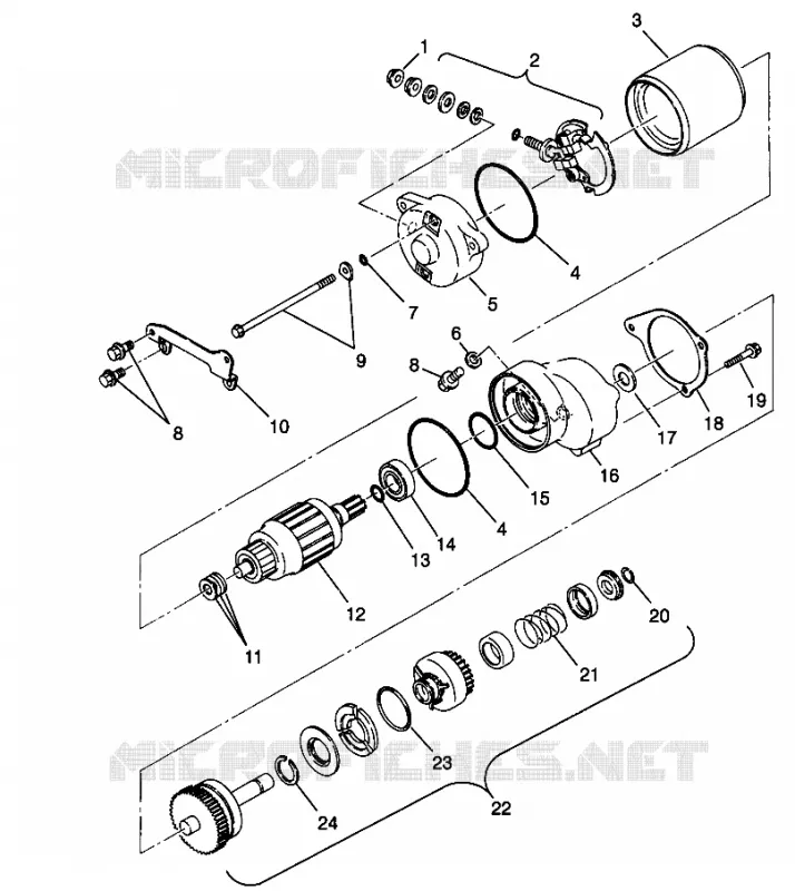 ANLASSER XPLORER 400L W969140 (4935983598D005)