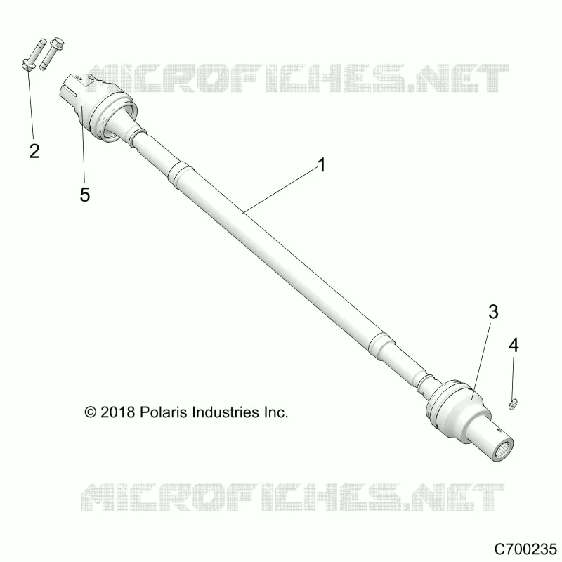 ANTRIEB, REAR PROP SHAFT