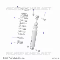 SUSPENSION, FRONT SHOCK MOUNTING