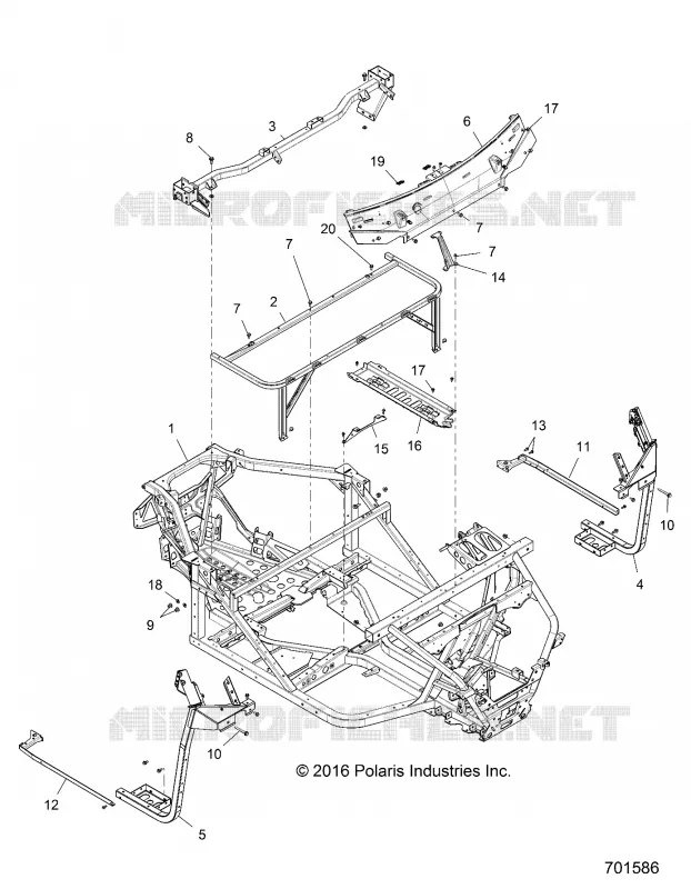 CHASSIS, MAIN FRAME
