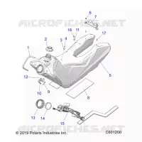 KRAFTSTOFFSYSTEM, FUEL TANK ASM.