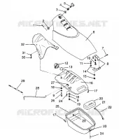 Front-Einschubfach SLX 780 B964287 and  Intl. SLX 780 I964287 (4937443744A008)